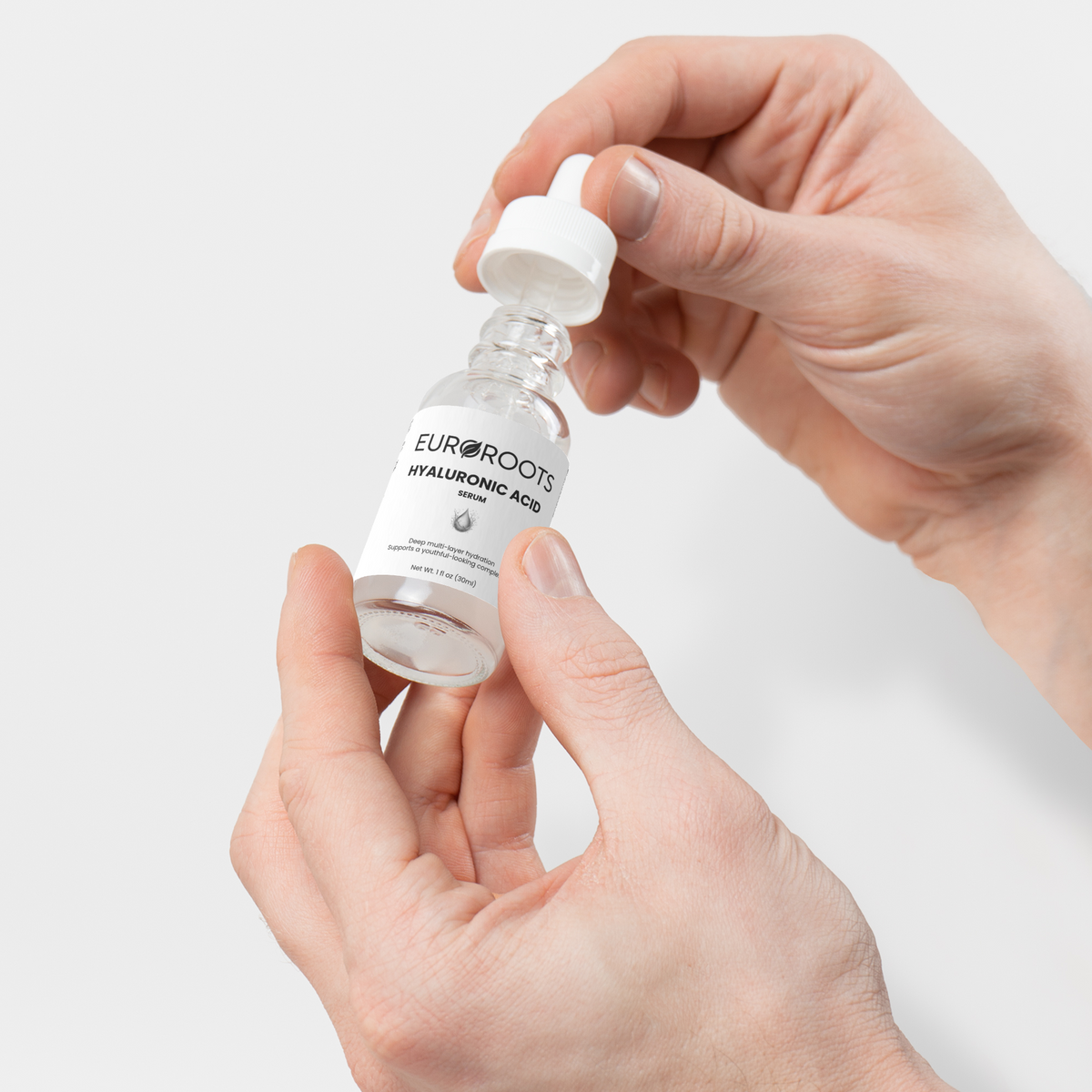 hyaluronic acid, serum, bottle, deep multi-layer hydration