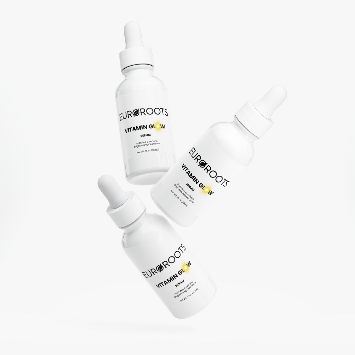 Vitamin, Glow, Serum, vitamin glow serum,  brightens appearance, hydrates, softens, 3 serums