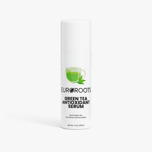 Green Tea Antioxidant Serum, serum, front view, green tea