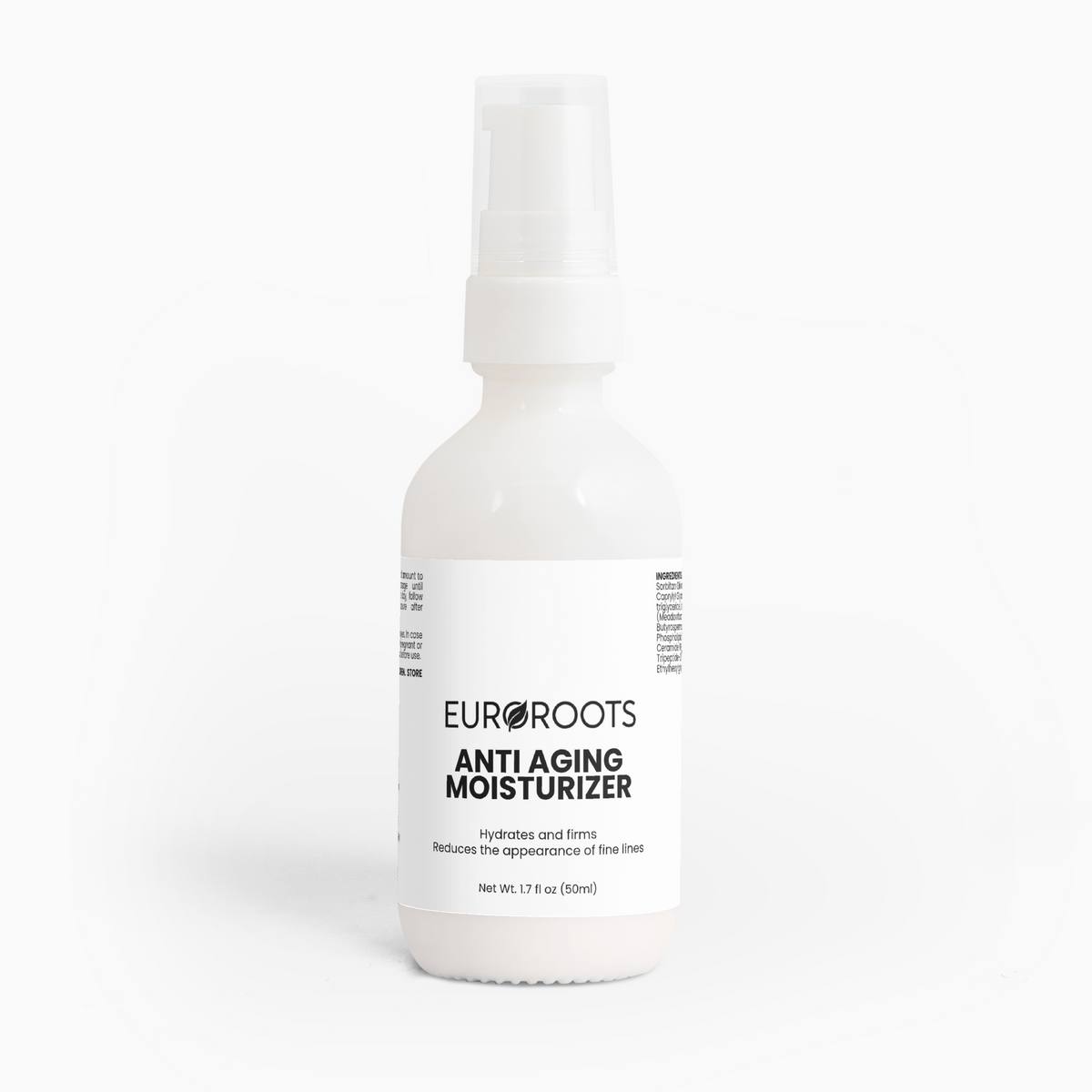 Anti Aging Moisturizer, front view, bottle
