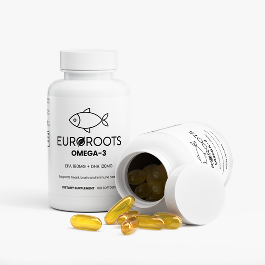 omega-3, fish oil, capsules, bottle, front view, 2 bottles, one bottle opened